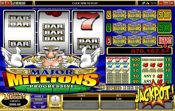 Major Millions Jackpot Slot Overview