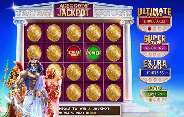 Age of the Gods Jackpot Slot Overview