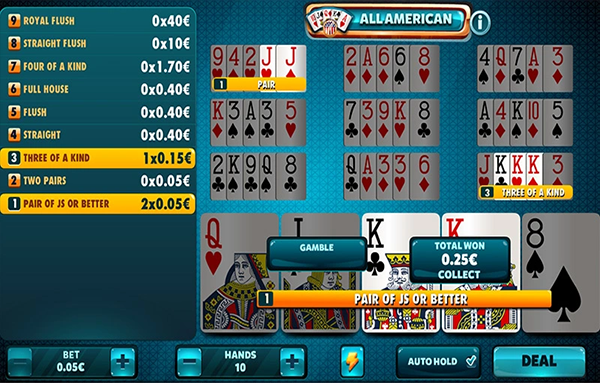 All American Poker Overview