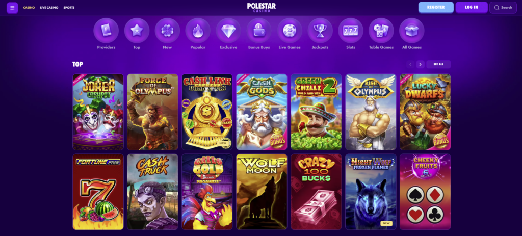 The Polestar Casino Games