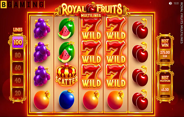 Royal Fruits Slot Theme & Gameplay