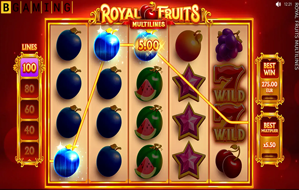 Royal Fruits Slot Key Features